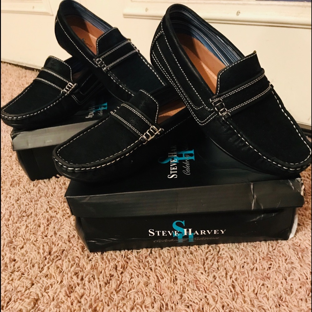 Boys black dress shoes new condition